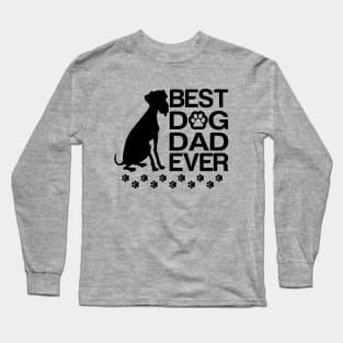 Best Dalmatian Dad Ever, Best Dog Dad Ever Long Sleeve T-Shirt